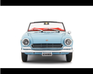 Fiat 124 Sport Spider AS (1438 cc.) 1968 Blu chiaro Laudoracing 1:18 Resinemodell (Türen, Motorhaube... nicht zu öffnen!)